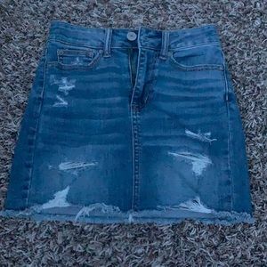 jean skirt